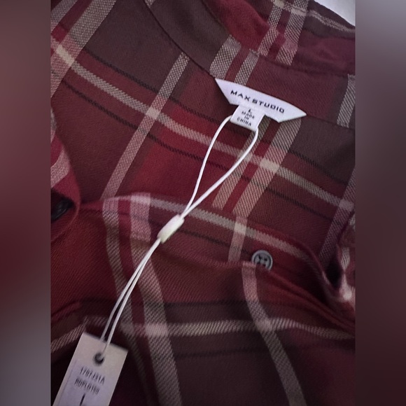 NWT MAX STUDIO PLAID - Picture 6 of 7